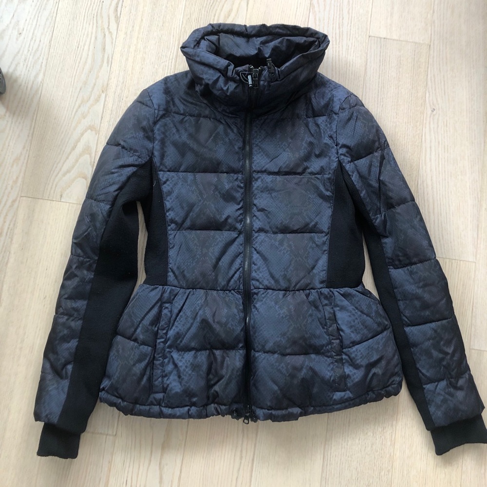 Armani Exchange Snake Print Down Jacket